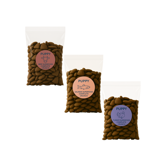 dry puppy food sample bags