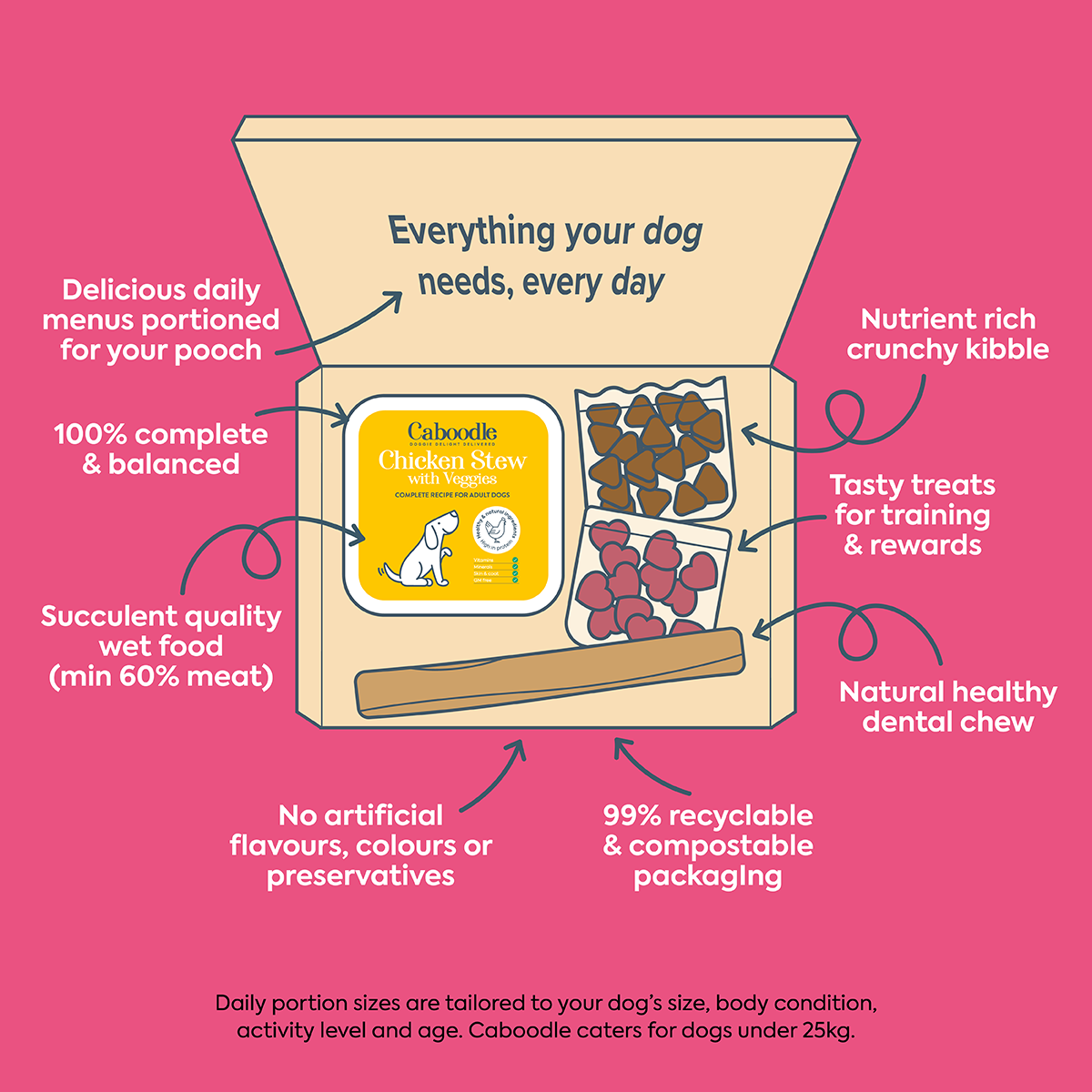 Caboodle dog food subscription